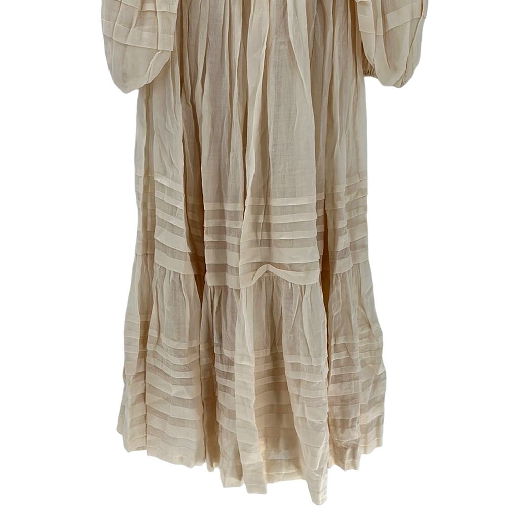 Zimmerman Moonshine Tuck Midi Dress | Size 8 - Picture 11 of 13